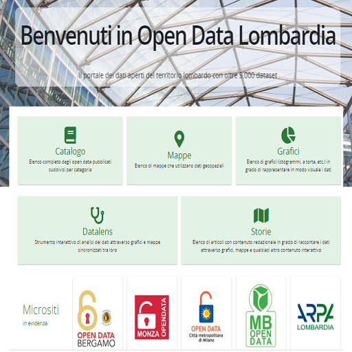 Portale open data Lombardia